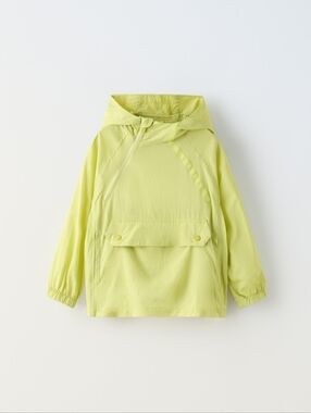 WATER REPELLENT POUCH POCKET LIME GREEN SIZE 5 YEARS